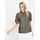 Heine Shirtbluse oliv/schwarz 36