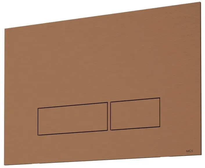MGS MILANO AC918 WC-Drückergarnitur für Geberit Sigma - Bronze