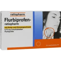 Ratiopharm Flurbiprofen-ratiopharm 8,75 mg Lutschtabletten