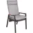 Garden Pleasure MATERA Gartenstuhl 56,5 x 65 x 110 cm grau 1 St.