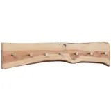 Massivmoebel24 Garderobenleiste Akazie 70 x 5 x 10 cm Beige