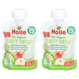 Holle Tasty Turtle Apfel & Birne mit Joghurt 2 x 85 g