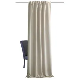 Schmidt Fertiggardine Acustico 135 x 160 cm Polyester Beige Creme