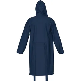 Arena Unisex Compact Microfiber Robe Mantel, blau - Navy-white - L