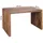 KADIMA DESIGN Schreibtisch TEKO: Massivholz Sheesham, Stauraum, abgerundete Ecken, stabil. Braun, 120x60x76 cm
