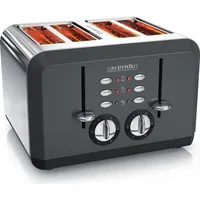 Arendo Toaster 4 kurze Schlitze, für 4 Scheiben, 1630