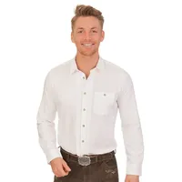 Stockerpoint Herren Mika2 Trachtenhemd, weiss XL