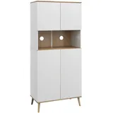 Homcom Küchenbuffet 80 x 40 x 178 cm Weiß