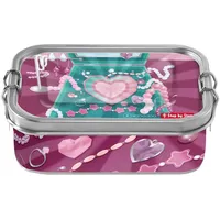 Step By Step Edelstahl-Lunchbox Glitter Heart Hazle"