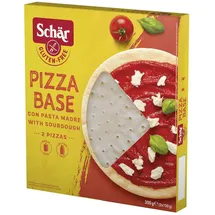 Schär Schar Pizza Base con Pasta Madre Senza Glutine, 2 x 150g