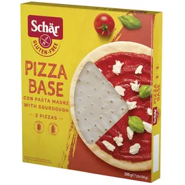 Schär Schar Pizza Base con Pasta Madre Senza Glutine, 2 x 150g