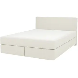 Möbel Kraft Boxspringbett 180 x 200 cm Weiß
