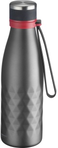 WESTMARK Viva Isolierflasche, 550 ml, Langlebige Thermosflasche aus einer doppelwandigen Edelstahlkonstruktion, Farbe: anthrazit