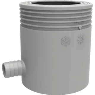 Marley Regensammler NW 105 mm, mit Filter und Überlaufstop, grau
