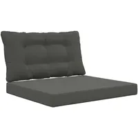 vidaXL Sofakissen für draußen 2 pcs 0 x 0 cm Anthrazit