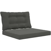 vidaXL Sofakissen für draußen 2 pcs 0 x 0 cm Anthrazit