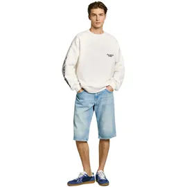 Pepe Jeans Herren. PM801081ID0 Kurzer STRAIGHT CASH blau 29 Lässig, Baumwolle, Denim