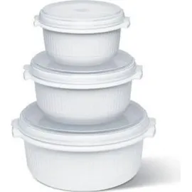 Emsa Micro Family Frischhaltedose weiß 0,5 l 3-teilig
