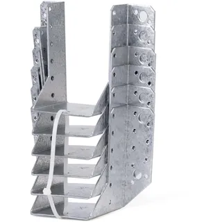 GAH Alberts Alberts 331382 Balkenschuh | Typ A | sendzimirverzinkt | 80 x 120 mm | 6er Set