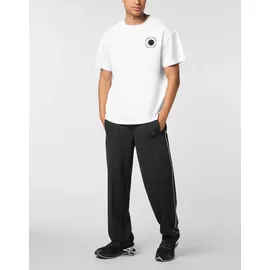Plein Sport T-Shirt Rundhalsausschnitt Ss LOGO, Größe 5XL, weiß 01 | white
