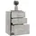 vidaXL Nachtschrank Betongrau 40 x 40 x 63 cm Grau