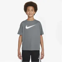 Nike Dri-FIT Graphic Training Jungen grau - smoke grey/white