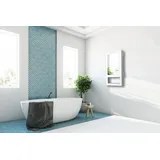 ROWI Bad-Schnellheizer 1800 W Premium mit Spiegel, Handtuchhalterung