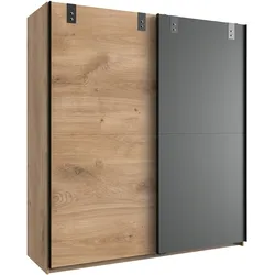 Schwebetürenschrank LIVERPOOL - braun
