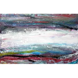 Bild ABSTRAKT POURING - bunt