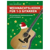 HAGE MUSIKVERLAG Weihnachtslieder für 1-3 Gitarren