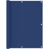 vidaXL Seitenmarkise 120 x 600 cm Blau Aluminium