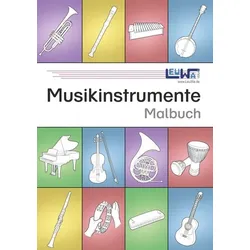 Musikinstrumente Malbuch