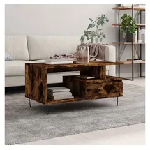 furnicato Couchtisch Moderner Braun Holzwerkstoff 90 x 49 x 45 cm