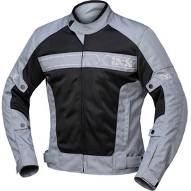 IXS Evo-Air Textiljacke schwarz-grau, Größe 3XL