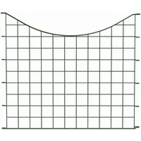 GAH Alberts Alberts Teich-Zaunfeld Bogen mittig unten 77,7 x 66,5 cm grün