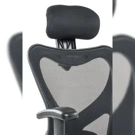 SalesFever Drehstuhl mit Schmetterlingsmechanismus schwarz