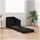 vidaXL Schlafsofa 60cm Schwarz Stoff