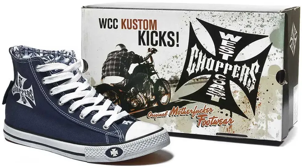 West Coast Choppers Hi Warrior Sportschuhe - Navy - EU 38