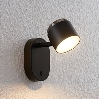 LINDBY Marrie LED-Spot mit Schalter, schwarz