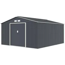 HATTORO Gerätehaus S400 3,41 x 3,86 m Grau
