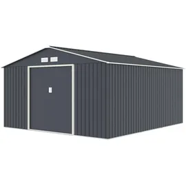 HATTORO Gerätehaus S400 3,41 x 3,86 m Grau