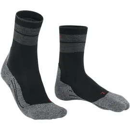 Falke Stabilizing Merinowolle Trekkingsocken Herren 3003 black 42-43