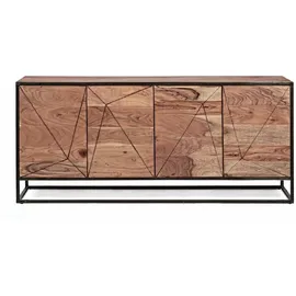 BIZZOTTO Sideboard Egon 175 x 76 x 40 cm Beige