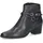 CAPRICE Damen Stiefeletten aus Leder mit Schnalle, Blau (Ocean Nappa), 39 EU
