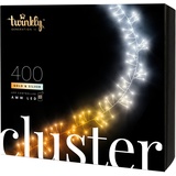 Twinkly Cluster Gold Edition LED Lichterkette 400x schwarz