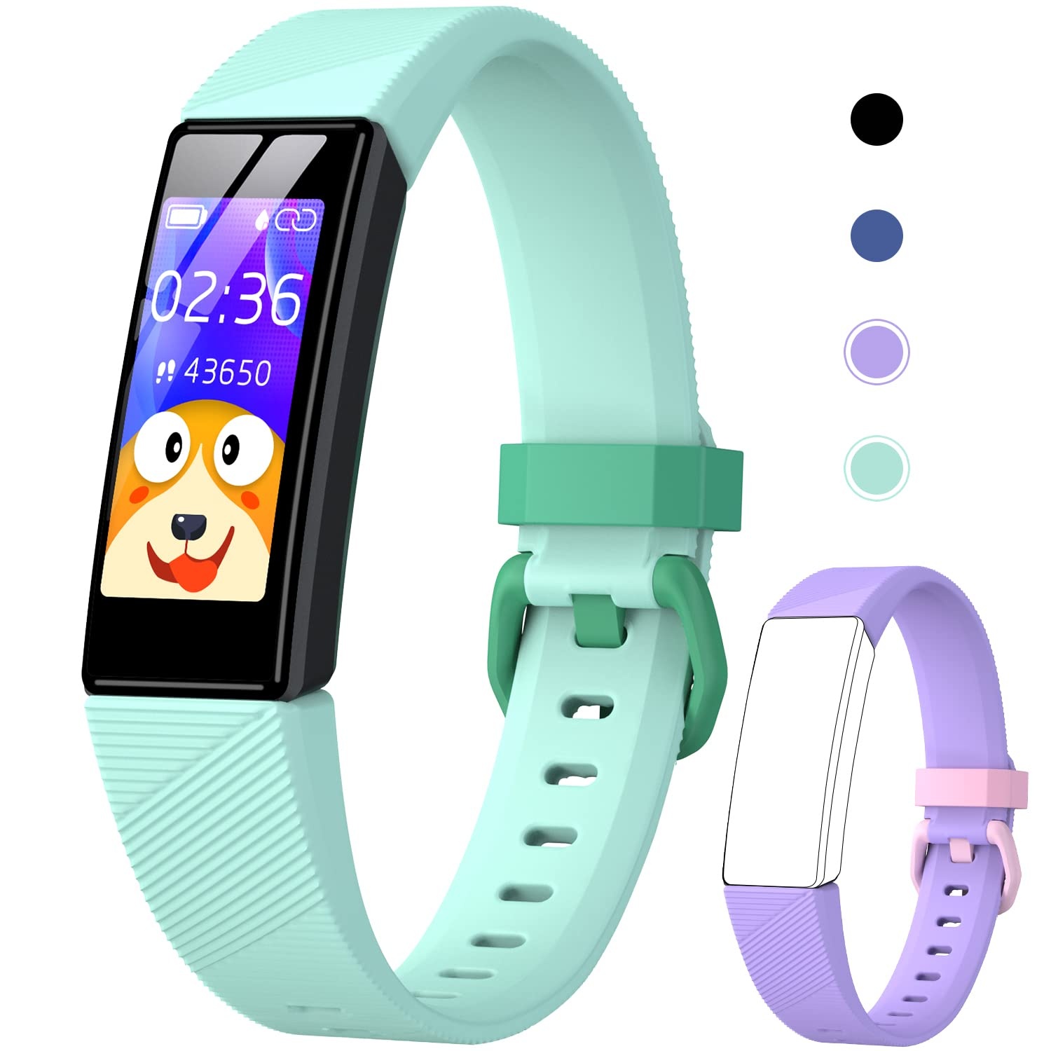 DIGEEHOT Fitness Tracker Kinder, Fitness Armband mit Pulsmesser Fitness Uhr Kinder Aktivitätstracker Schrittzähler Smartwatch Sportuhr für Jungen Mädchen