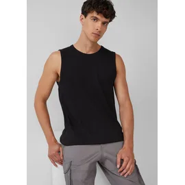 s.Oliver Jersey-Tanktop mit Rippstruktur - schwarz - XXL