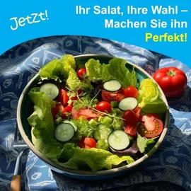 Centi 2er Set, Rühr- & Salatschüsseln 5 L – Serie DELOS, mit Deckel transparent - Transparent