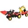 Homcom Trettraktor rot mit Anhänger (179x42x59)