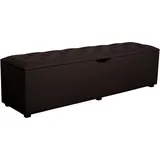 Home Affaire Truhenbank Knobbed Grau 160 x 42 x 40 cm